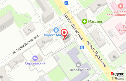 Отдел полиции №1 в Автозаводском районе на карте