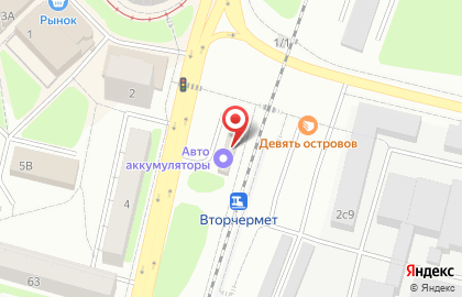 Автоаккумуляторы на Селькоровской 1 на карте