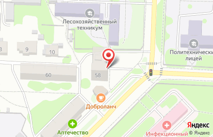 Магазин хозяйственных товаров на улице Карла Либкнехта на карте