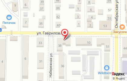 Библиотечный центр на улице Гаврилова на карте