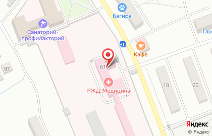 Больница РЖД-Медицина г. Карасук, частное учреждение здравоохранения на карте