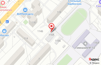 Бар и магазин Бир Кафе в Краснооктябрьском районе на карте