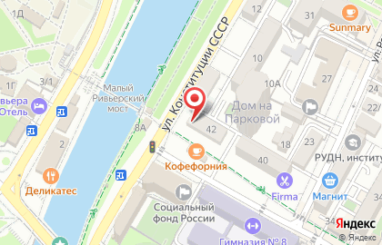 Суши-бар Японка в Центральном районе на карте