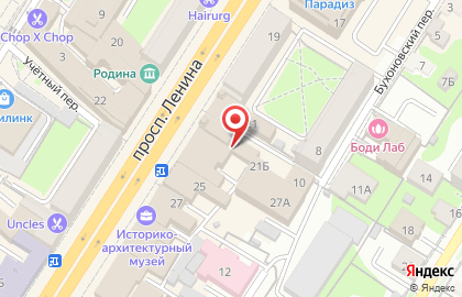 ООО Тулица на проспекте Ленина на карте