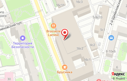 Государственная автошкола при Академии президента РФ на Краснопролетарской улице на карте