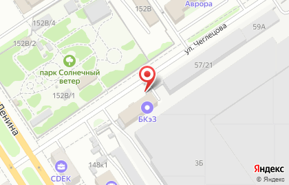 Центр содействия занятости и безопасности труда в Барнауле на карте