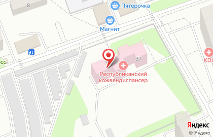 Республиканский кожно-венерологический диспансер №1 в Ленинском районе на карте