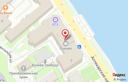 ООО ЛУКОЙЛ-Северо-Западнефтепродукт на Аптекарской набережной на карте