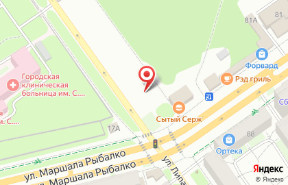 Продуктовый магазин в Перми на карте