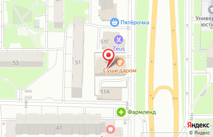 Магазин табачной продукции на ул. Фатыха Амирхана, 51в на карте