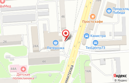 Спортивный магазин Китеж в Заволжском районе на карте