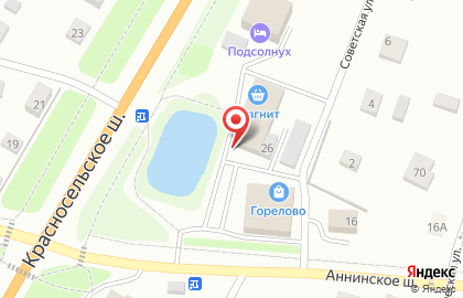 Фортуна в Красносельском районе на карте