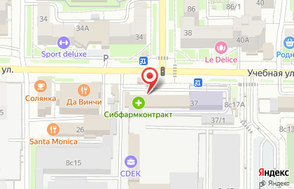 Автотехцентр Alligator на Учебной улице на карте