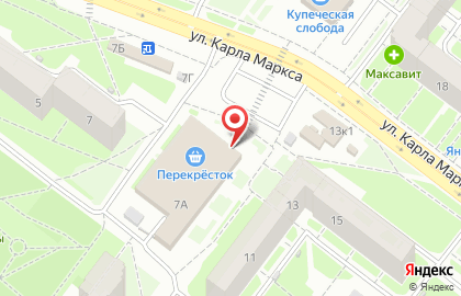 Отделение банка СберБанк России на улице Карла Маркса, 7а на карте
