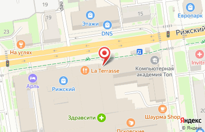 Компания Псковские двери на Рижском проспекте на карте
