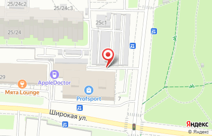 Сервисный центр по ремонту кофемашин на Широкой улице на карте