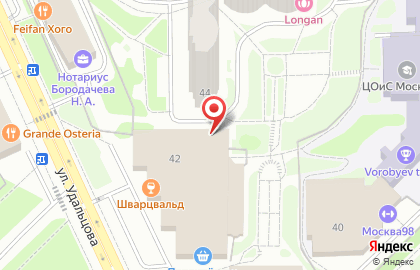 Управление вневедомственной охраны ВНГ РФ по г. Москве Межрайонный отдел вневедомственной охраны по Западному административному округу на карте