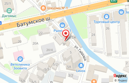 Магазин косметики в Сочи на карте