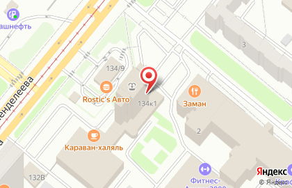 Первый этаж на улице Менделеева на карте