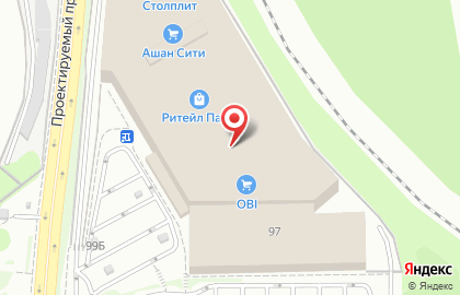 Ресторан быстрого питания KFC в ТЦ Ритейл Парк на карте