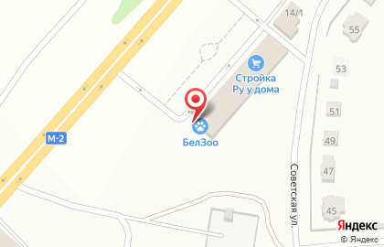 Ветаптека-зоомагазин Belzoo на Советской улице на карте