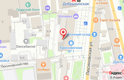 Сквот Скейт-шоп на Добрынинской на карте