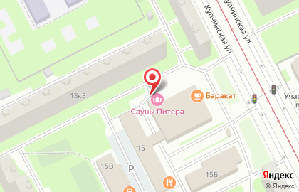 Шиномонтажная мастерская Piterkolesa.ru в Фрунзенском районе на карте