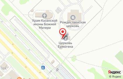 Приход Рождества Христова на Автозаводском проспекте на карте