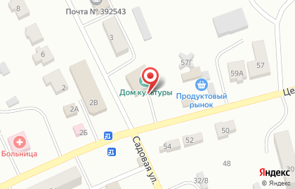 Тамбовский районный дом культуры на карте