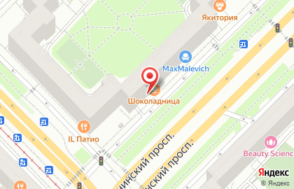 Ювелирный салон Tesarte на метро Университет на карте