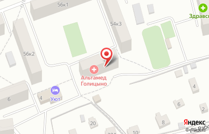 Образовательный центр Шахматная школа №1 на Советской улице в Голицыно на карте