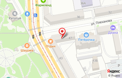 Торговый дом Ситно на улице Плеханова на карте
