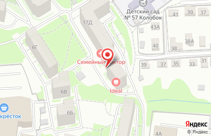 Детский сад ФАНтик в Смоленске на карте