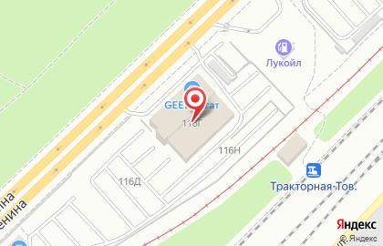 Автосалон и сервисный центр АГАТ на проспекте Ленина, 116Г на карте