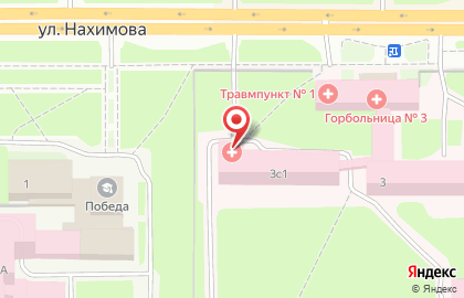 Городская клиническая больница №3 им. Б.И. Альперовича в Томске на карте