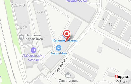 Сервисный центр Сфера-Авто на улице Малышева на карте