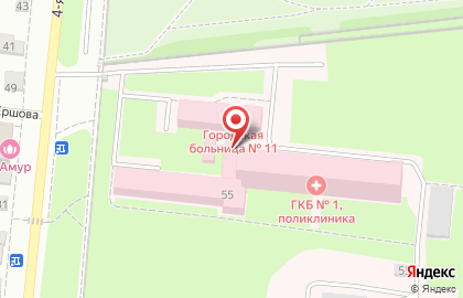 Скорая наркологическая помощь на улице Нахимова в Центральном районе на карте