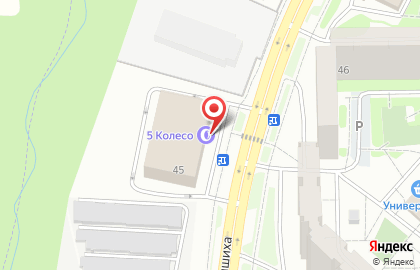 Автосалон 5 колесо в Москве на карте