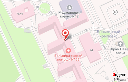 МедАн в Дзержинском районе на карте