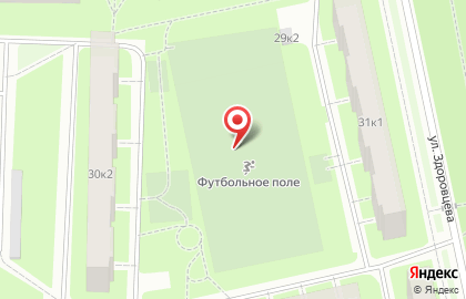 Футбольный клуб СШ Красносельского района на карте