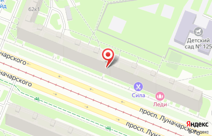 Парикмахерская в Санкт-Петербурге на карте