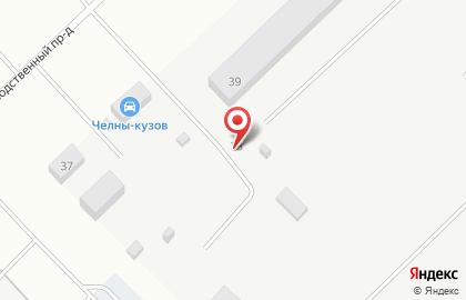Грузовая автостоянка в Производственном проезде на карте