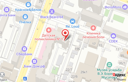 Парикмахерская Глэдис в Октябрьском районе на карте