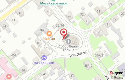 Церковь Белой Троицы в Твери на карте