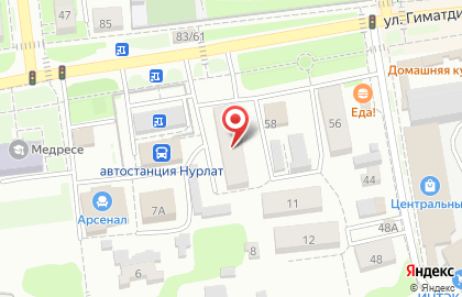 Салон оптики Планета Оптика на улице Гиматдинова, 60 в Нурлате на карте