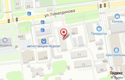 Салон оптики Планета Оптика на улице Гиматдинова, 60 в Нурлате на карте