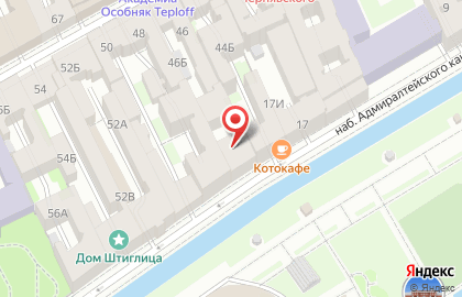 Северная Столица на набережной Адмиралтейского канала на карте
