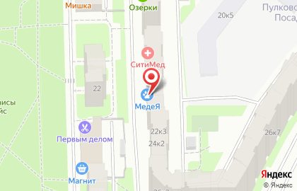 Магазин разливного пива ГлавПиво на Пулковском шоссе на карте