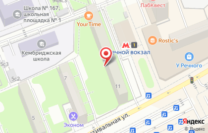 Служба Заказа Нотариуса на Фестивальной улице на карте
