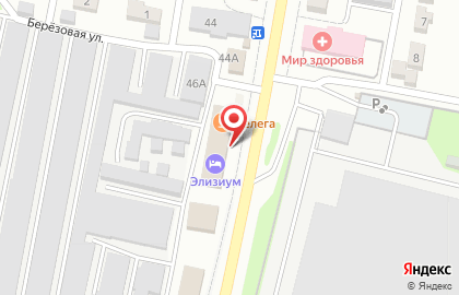 Гостиница в Туле на карте